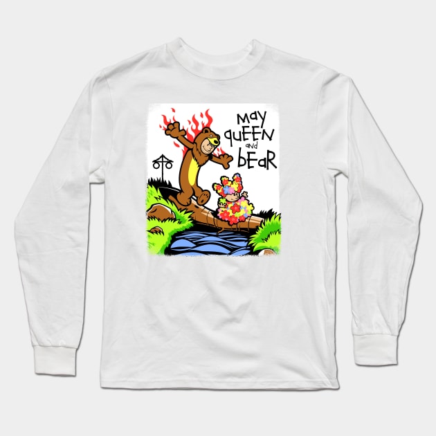 May Queen and Bear Long Sleeve T-Shirt by JayHai